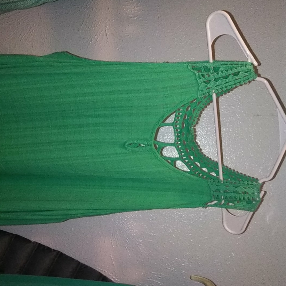 Light green tank top